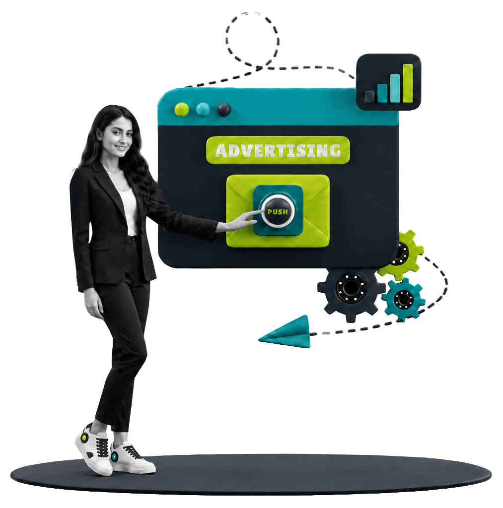 Online marketing ilustrácia